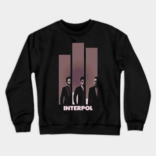 Interpol Red Design Crewneck Sweatshirt